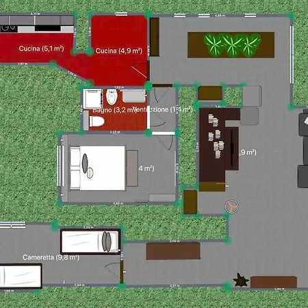 Prázdninový dům Spaziosa Taverna Accanto Alle Piste Da Sci